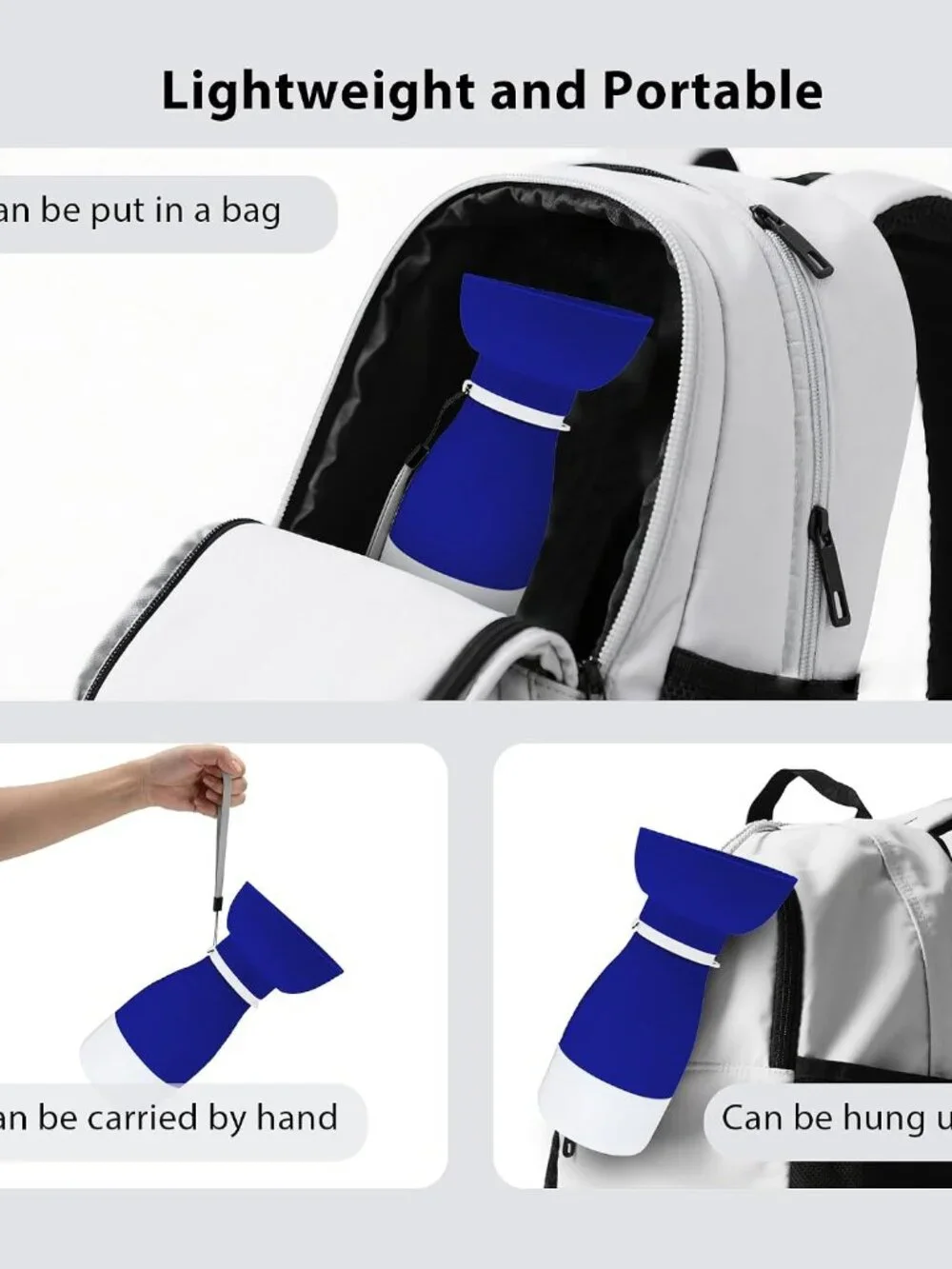 Portable Dog Water Bottle & Food Container - Leakproof(1 Pack)